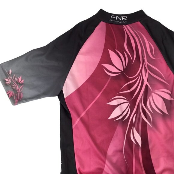 Funkier Cycling Jersey Top NWT Women's Size S UPF 50 1/2 Zip Short Sleeve J386 - Picture 6 of 10